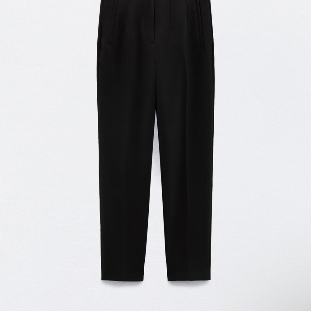 Zara black high waist pants XXL